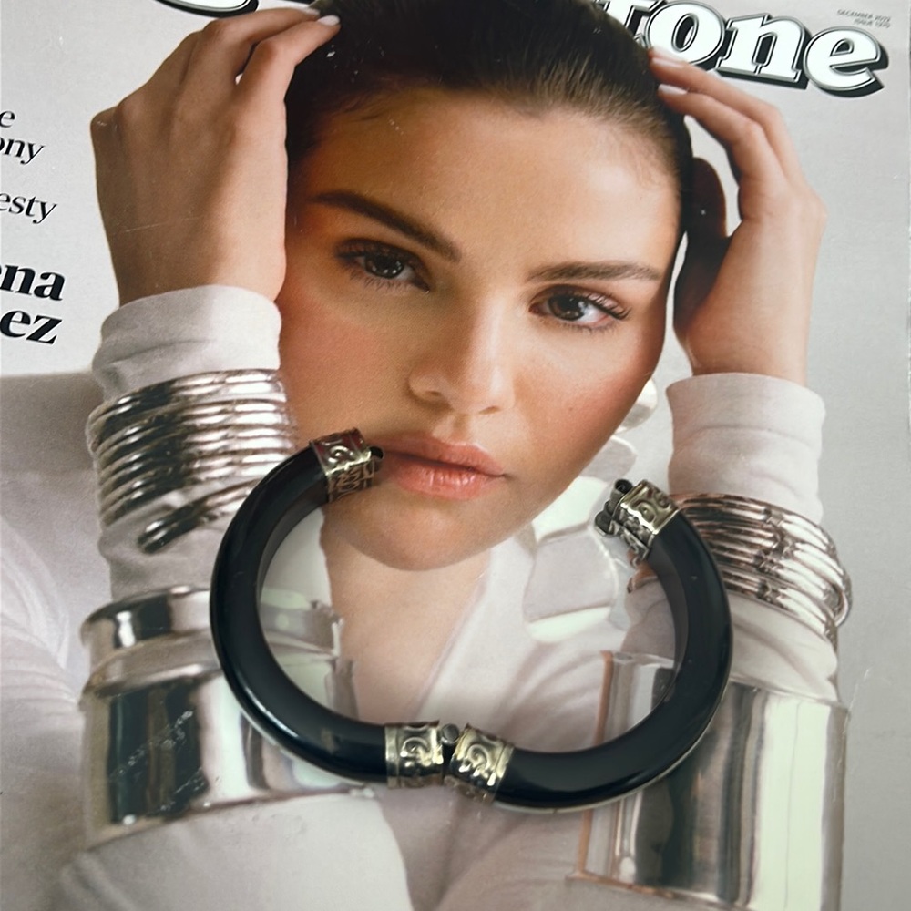 vintage silver Moonstone bracelet